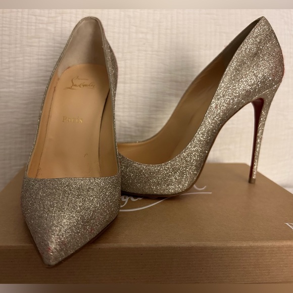 Christian Louboutin Pigalle Follies 100 Glitter - Picture 4 of 5